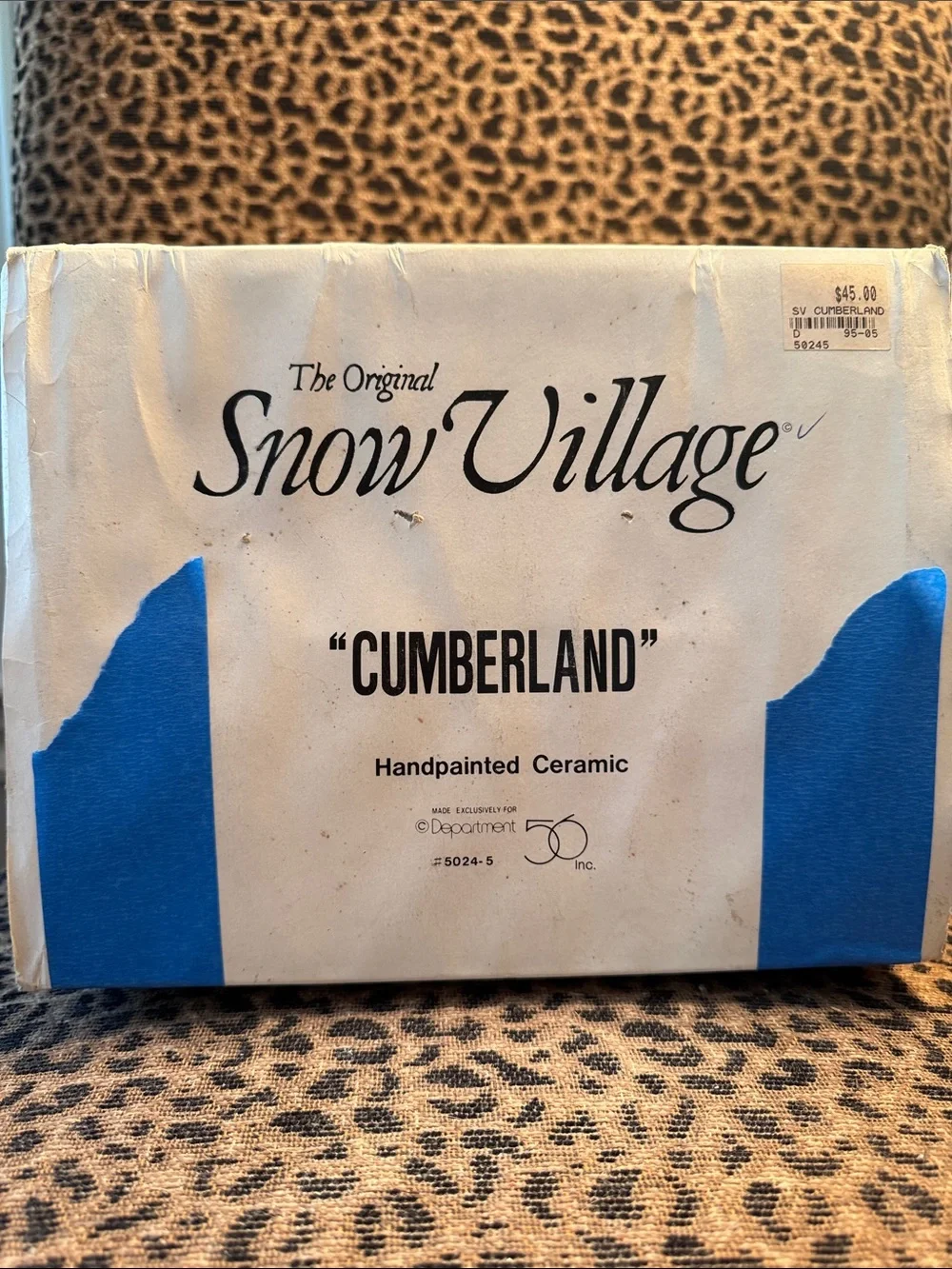 (Retired) Department 56 The Original Snow Village. “Cumberland”.